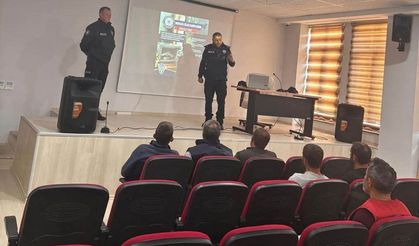 Aydıntepe'de ruhsatlı silah sahiplerine eğitim