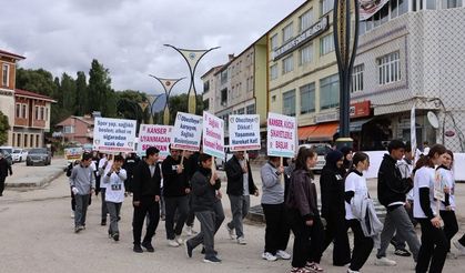 Aydıntepe ve Demirözü’nde erken tanı için yürüdüler