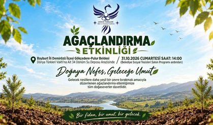 Gökçedere’de Fidanlar Toprakla Buluşuyor