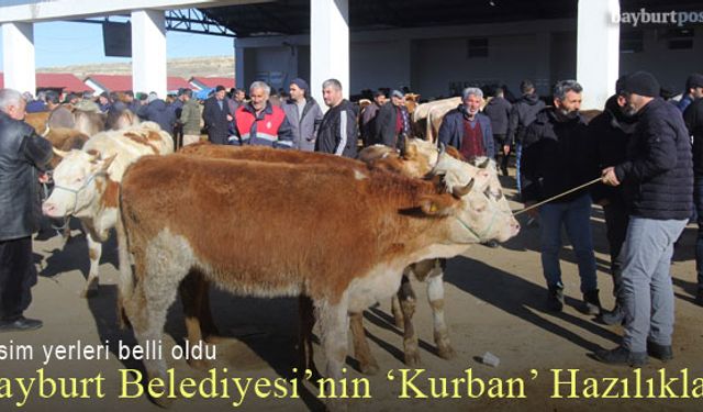 Bayburt Belediyesi'nin 'Kurban' Hazırlıkları