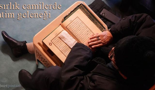 Bayburt'ta sabah ve ikindi vakitlerinde cüz sürülüyor