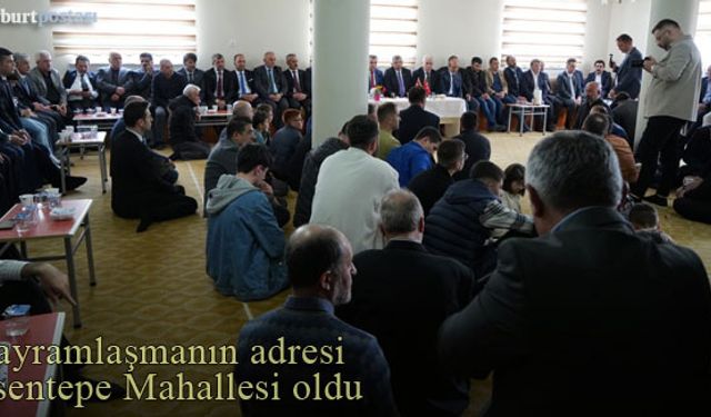 Bayburt’ta geleneksel bayramlaşma Esentepe mahallesinde gerçekleşti