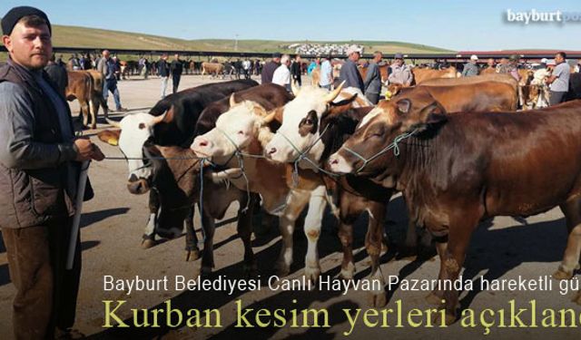 Bayburt'ta kurbanlar bu yerlerin dışında kesilemeyecek