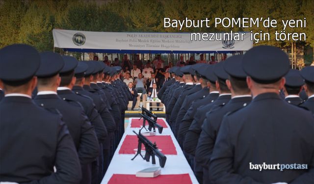 Bayburt Polis Eğitim Merkezi 171 mezun daha verdi