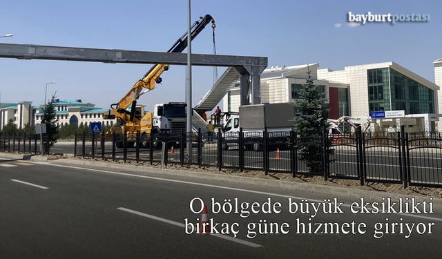 Bayburt’un o bölgesinde ihtiyaçtı, yapılıyor