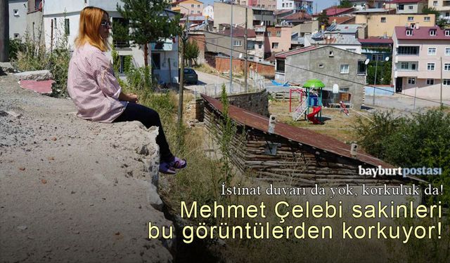 Mehmet Çelebi mahallesinde tehlikeye davetiye çıkaran görüntüler