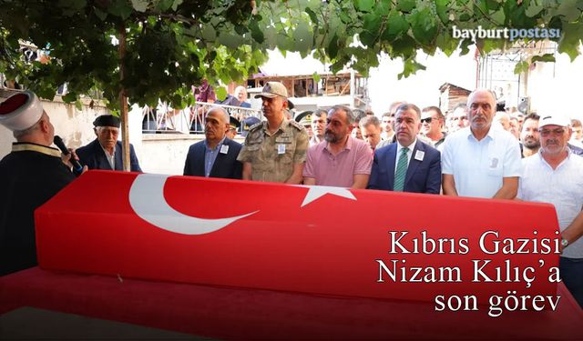 Kıbrıs Gazisi Nizam Kılıç'a son görev