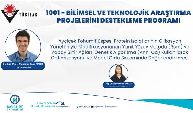 Bayburt Üniversitesi'nin Projesine 'TÜBİTAK 1001-Bilimsel ve Teknolojik Araştırma' Desteği