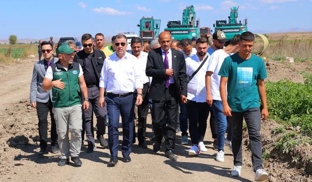 Bayburt Valisi Mustafa Eldivan DSİ çalışmalarını denetledi