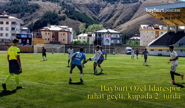 Bayburt Özel İdarespor Ziraat Türkiye Kupası'nda 2. Turda