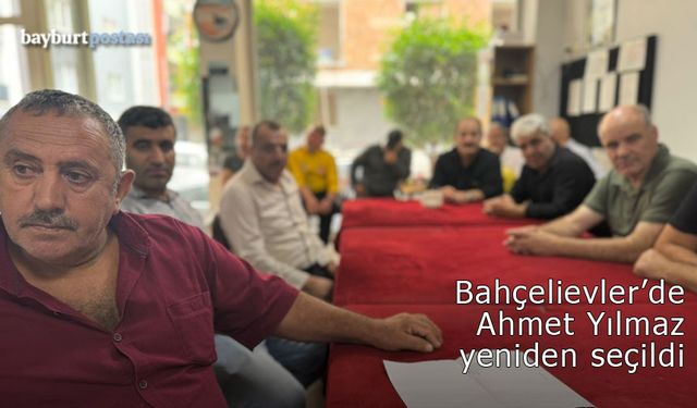 Bahçelievler'de 'Ahmet Yılmaz' yeniden seçildi