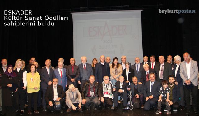 ESKADER Kültür Sanat Ödülleri 23 dalda verildi