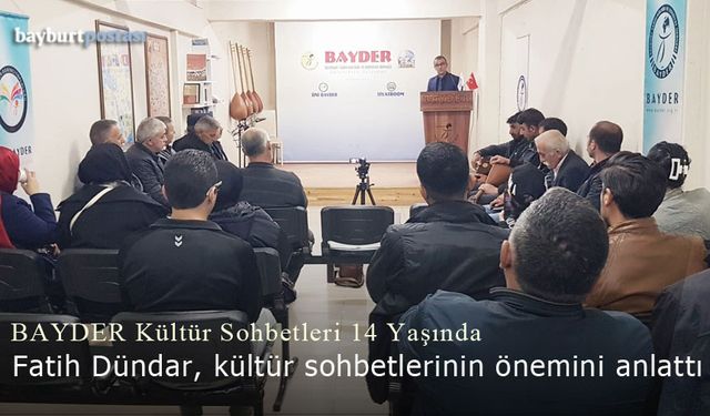 BAYDER Kültür Sohbetleri 14 Yaşında