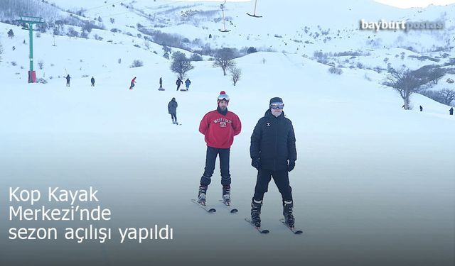 Kop Kayak Merkezi'nde sezon açıldı