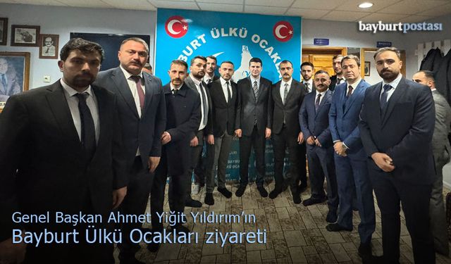 Ülkü Ocakları Genel Başkan Ahmet Yiğit Yıldırım'ın Bayburt ziyareti