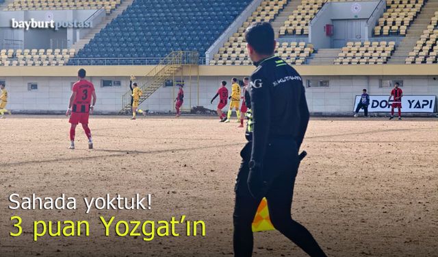 Bayburt Özel İdarespor Gençosman Stadyumu'nda Yozgat'a mağlup!