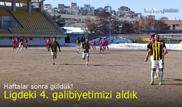 Bayburt Özel İdarespor ligdeki 4. galibiyetini Karabük'ten aldı!