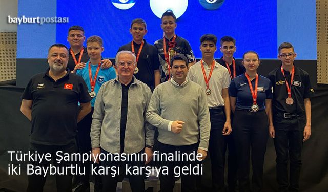 Pool Bilardo Şampiyonasının finalinde iki Bayburtlu karşı karşıya geldi