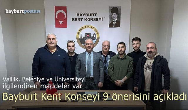 Bayburt Kent Konseyi şubat ayı kararlarını 9 başlıkta sundu