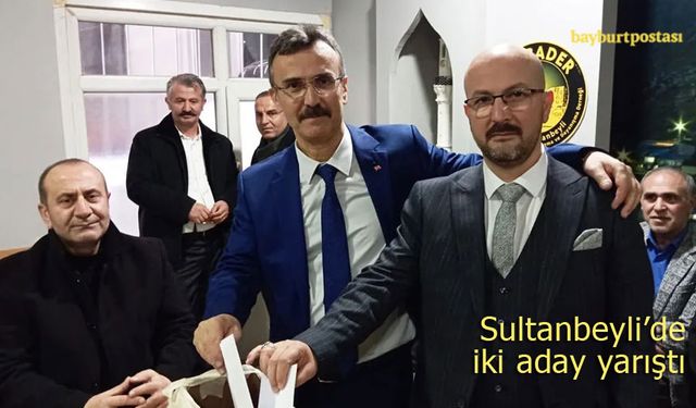 Sultanbeyli Bayburt Derneği için iki başkan adayı yarıştı