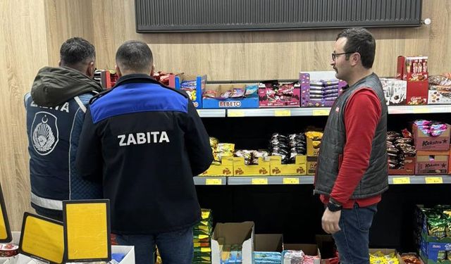 Demirözü’nde zabıtadan marketlere denetim