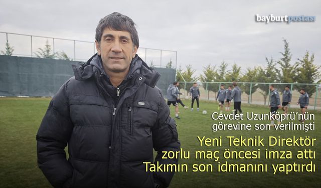 Bayburt Özel İdarespor takımın başına Erdoğan Sarıuşak'ı getirdi