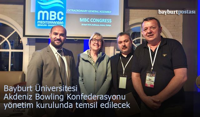 Bayburt Üniversitesi, Akdeniz Bowling Konfederasyonunda Temsil Edilecek