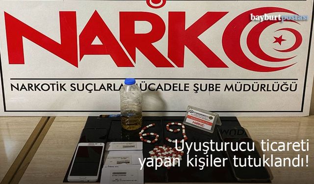 Bayburt'ta iki kişi uyuşturucudan tutuklandı!