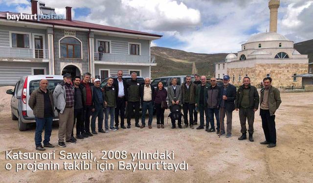 Uzman Katsunori Sawaii, o proje için Bayburt'taydı