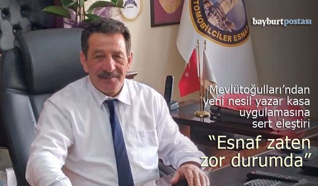 Zekeriya Mevlütoğulları'ndan Yeni Nesil Yazar Kasa uygulamasına tepki!
