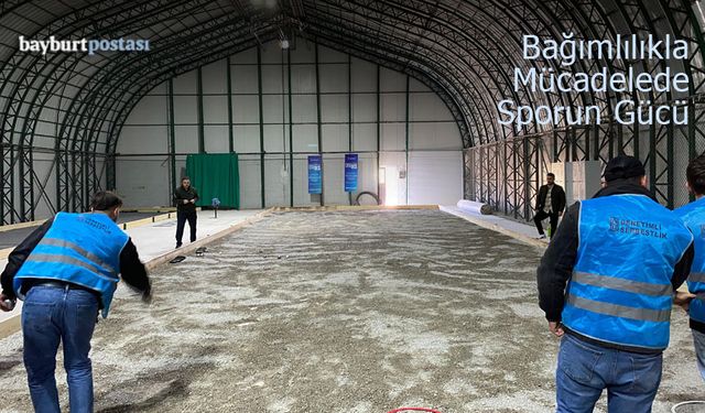 Bayburt'ta 'Bağımlılıkla Mücadelede Sporun Gücü' Projesi