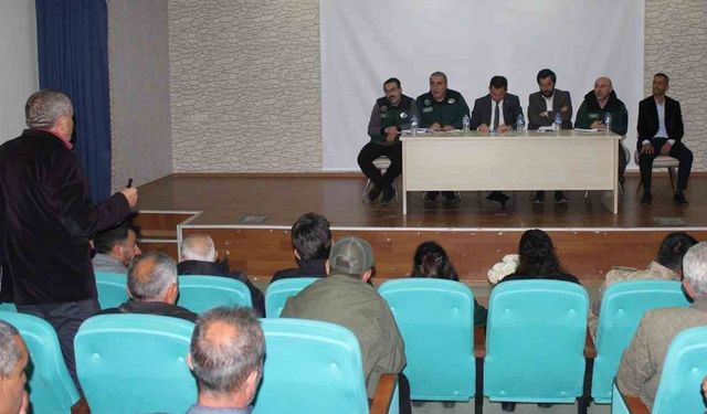 Demirözü'nde çiftçilerin talepleri dinlendi