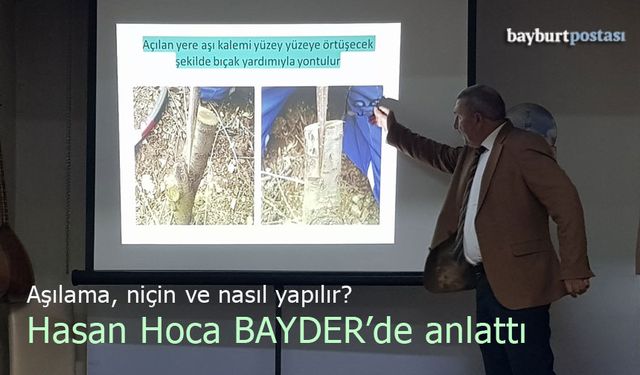 BAYDER'de konu ‘Meyve Ağacı Aşılama Teknikleri’ydi