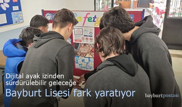 Teknoloji ve Çevre Bilinci Bayburt Lisesi eTwinning Projesinde Buluştu