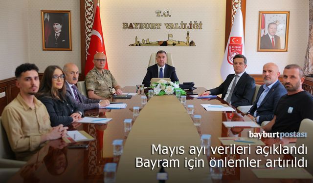 Bayburt Valisi Mustafa Eldivan: "Mayıs Ayında Asayiş Olaylarında Düşüş Var"