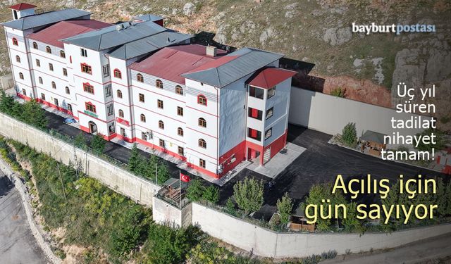 Bayburt Memnune Evsen Huzurevi'ndeki tadilat nihayet tamamlandı!