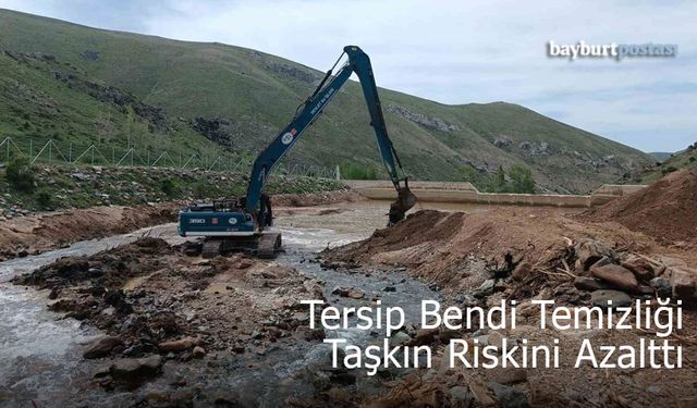 DSİ Ekipleri, Aydıntepe Suludere'de Tersip Bendini Rüsubattan Arındırdı