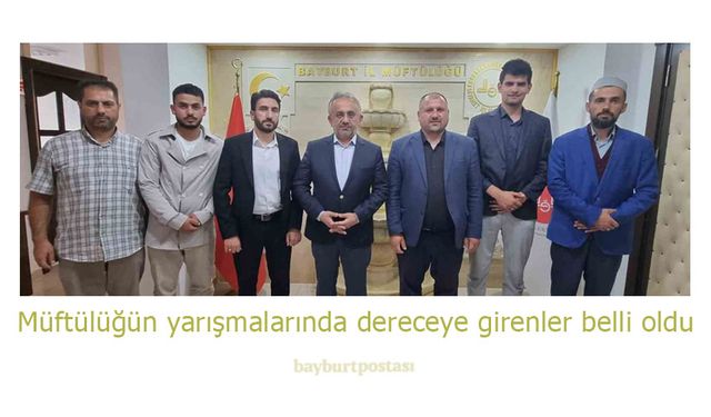Bayburt'ta Din Görevlileri Yarışmalarının İl Birincileri Belli Oldu