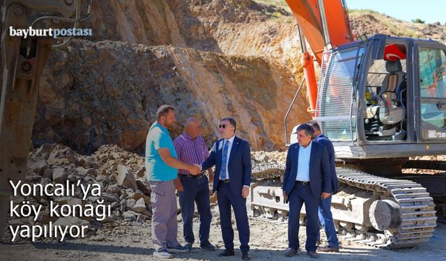 Yoncalı'ya yeni köy konağı yapılıyor