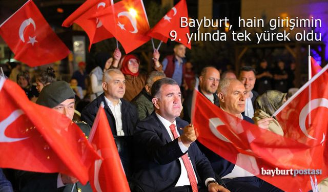 Bayburt, hain girişimin 9. yılında tek yürek oldu