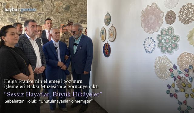 Helga Franke'nin el emeği işlemeleri Baksı Müzesi'nde: "Sessiz Hayatlar, Büyük Hikâyeler"