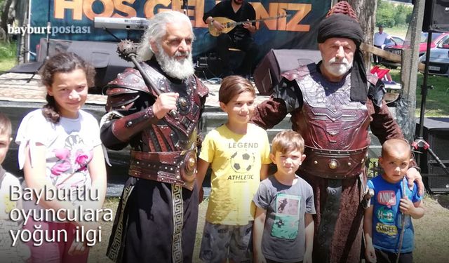 Tarihi dizilerin Bayburtlu oyuncularına yoğun ilgi