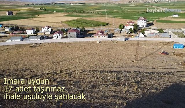Demirözü Belediyesi 17 adet taşınmazı satışa çıkardı