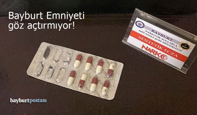 Bayburt'ta narkotik operasyonu: İki şüpheli gözaltına alındı!