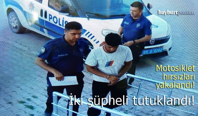 Demirözü'ndeki motosiklet hırsızlığı olayı çözüldü: İki şüpheli tutuklandı!