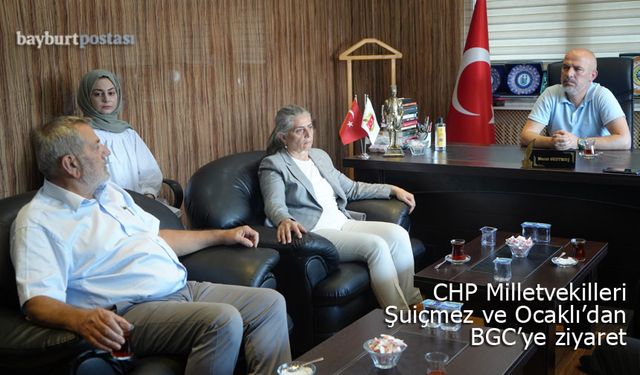 Milletvekilleri Suiçmez ve Ocaklı'dan Bayburt Gazeteciler Cemiyeti’ne ziyaret