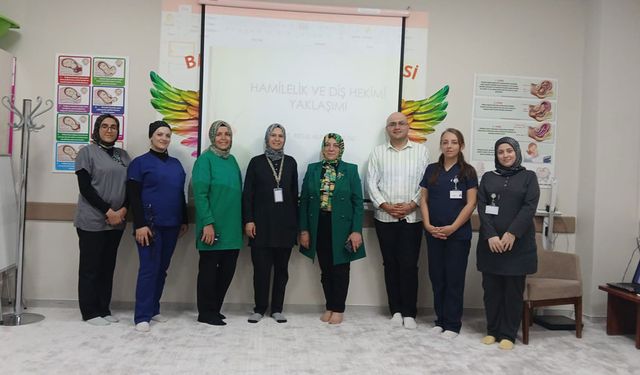 Bayburt'ta anne adaylarına diş sağlığı eğitimi