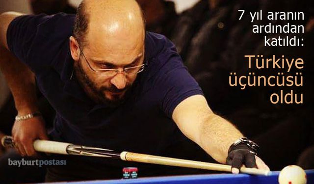 7 yıl aradan sonra katıldı, Türkiye üçüncüsü oldu!