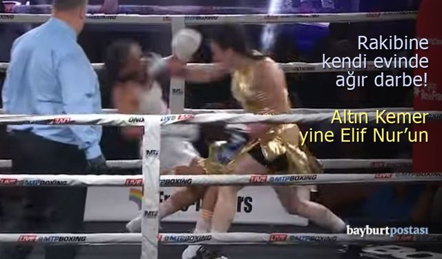Bayburtlu Elif Nur Turhan'dan Rakibine Ağır Darbe: Dünya Şampiyonluğu Yine Onun!