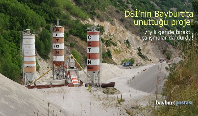 DSİ'nin Bayburt'ta unuttuğu proje: O gölet inşaatında 7. yıl